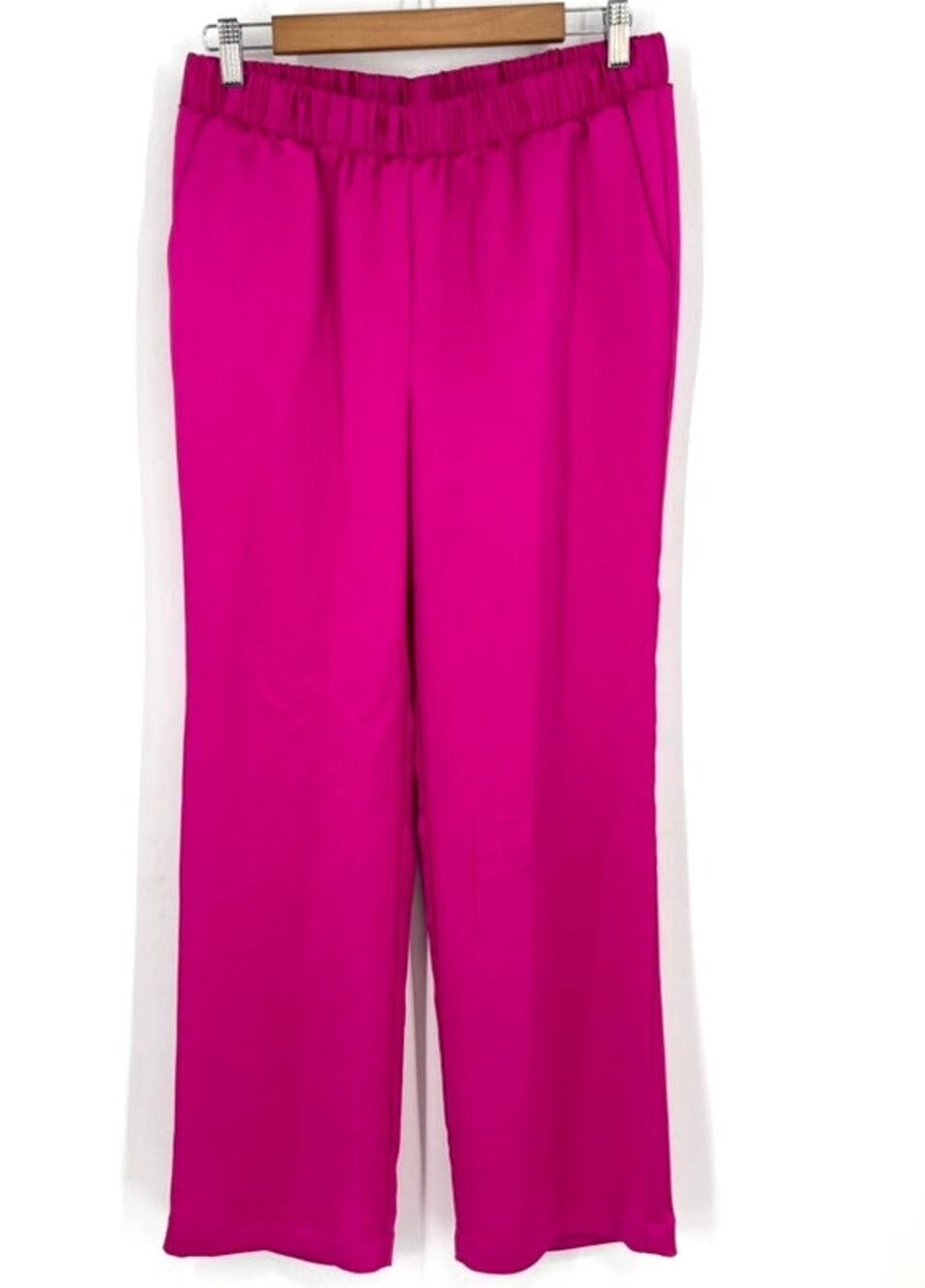 Hatch Satin Pants Pink Maternity 2 Medium
